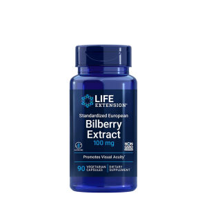 Life Extension – Standardoitu eurooppalainen mustikkauute (90 kasvikapselia) – Viking Supplements