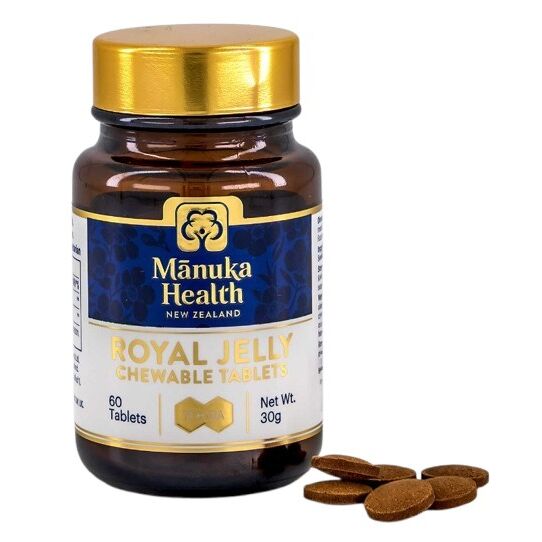 MANUKA HEALTH Tyggetabletter med kongelig gelé (60 tabletter)