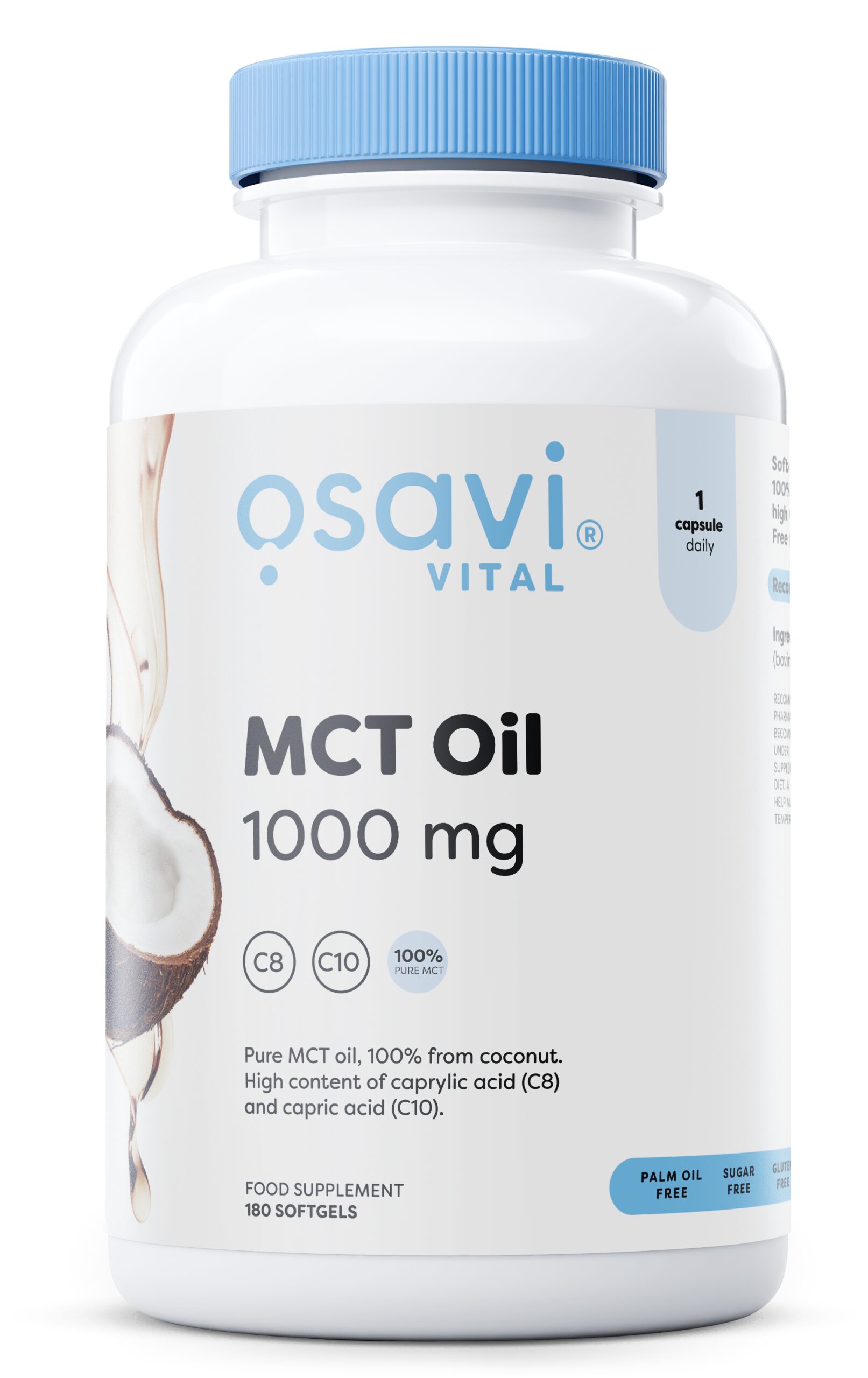Osavi - MCT Oil, 1000mg - 180 softgels