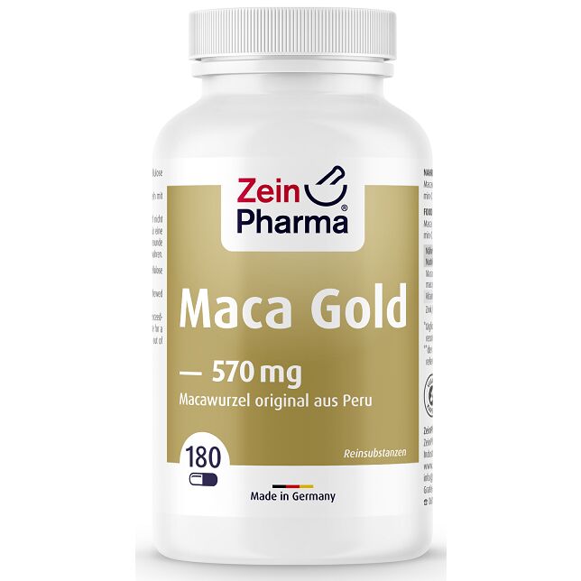 Maca Gold, 570 mg 180 kapsler