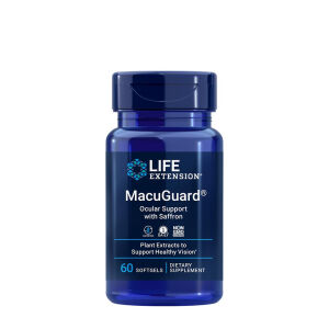 MacuGuard - silmien hyvinvointia tukeva valmiste, jossa on sahramia – 60 pehmeää kapselia – Viking Supplements