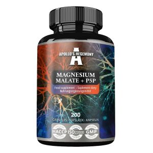 Magnesiummalaatti + P5P – 200 kapselia – Viking Supplements