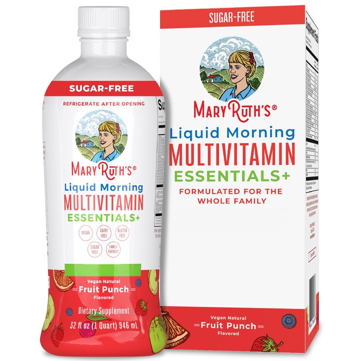 MaryRuths Morning Multivitamin Flydende Frugtdrik 32 oz (946 ml)