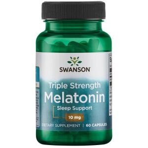 Melatoniini, kolminkertainen vahvuus, 10 mg – 60 kapselia – Viking Supplements