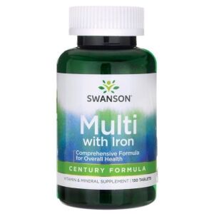 Monivitamiini ja rauta – Century Formula – 130 tablettia – Viking Supplements