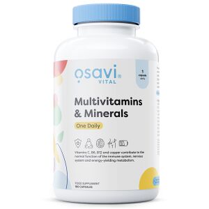 Monivitamiinit ja kivennäisaineet One Daily – 180 kapselia – Viking Supplements