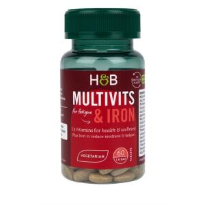 Monivitamiinit ja rauta – 60 tablettia (EAN 5059604689468) – Viking Supplements
