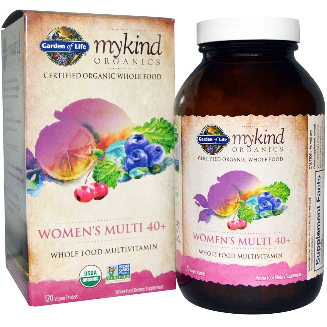Mykind Women's Multi 40+ – 120 vegaanista tablettia – Viking Supplements