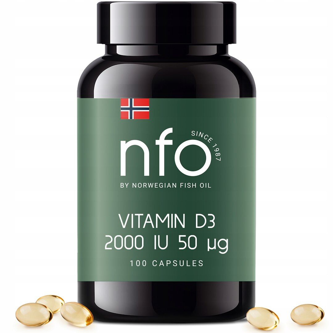 NFO - Vitamin D3 2000 IU 100 kapsler
