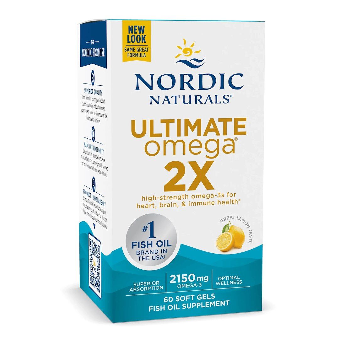 Nordic Naturals - Ultimate Omega 2X, 2150 mg Citron + 60 bløde gelkapsler