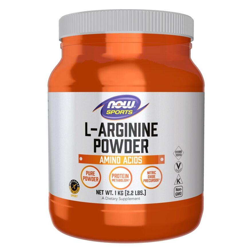 NOW FOODS L-Arginine (1000 g / 2.2 lbs.) - Viking Supplements