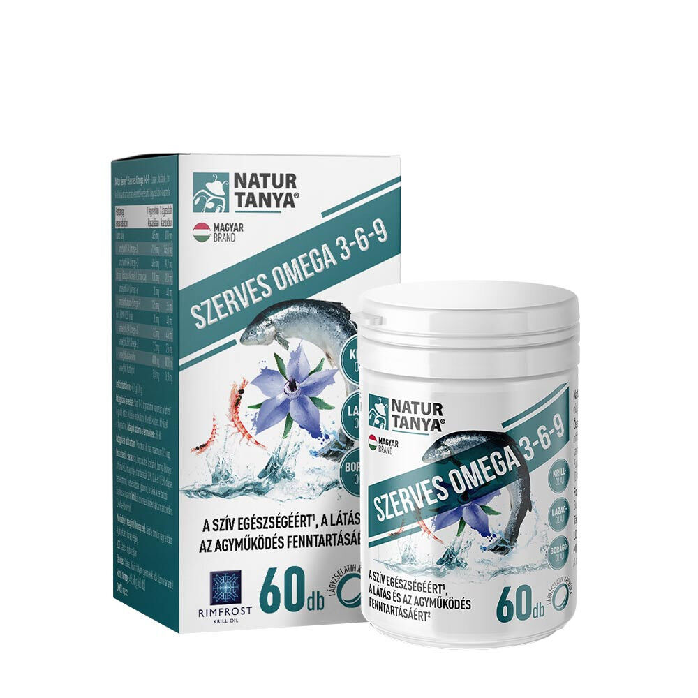 Natur Tanya - Luonnonmukaiset omega-3-, omega-6- ja omega-9-rasvahapot (60 pehmeää kapselia) – Viking Supplements