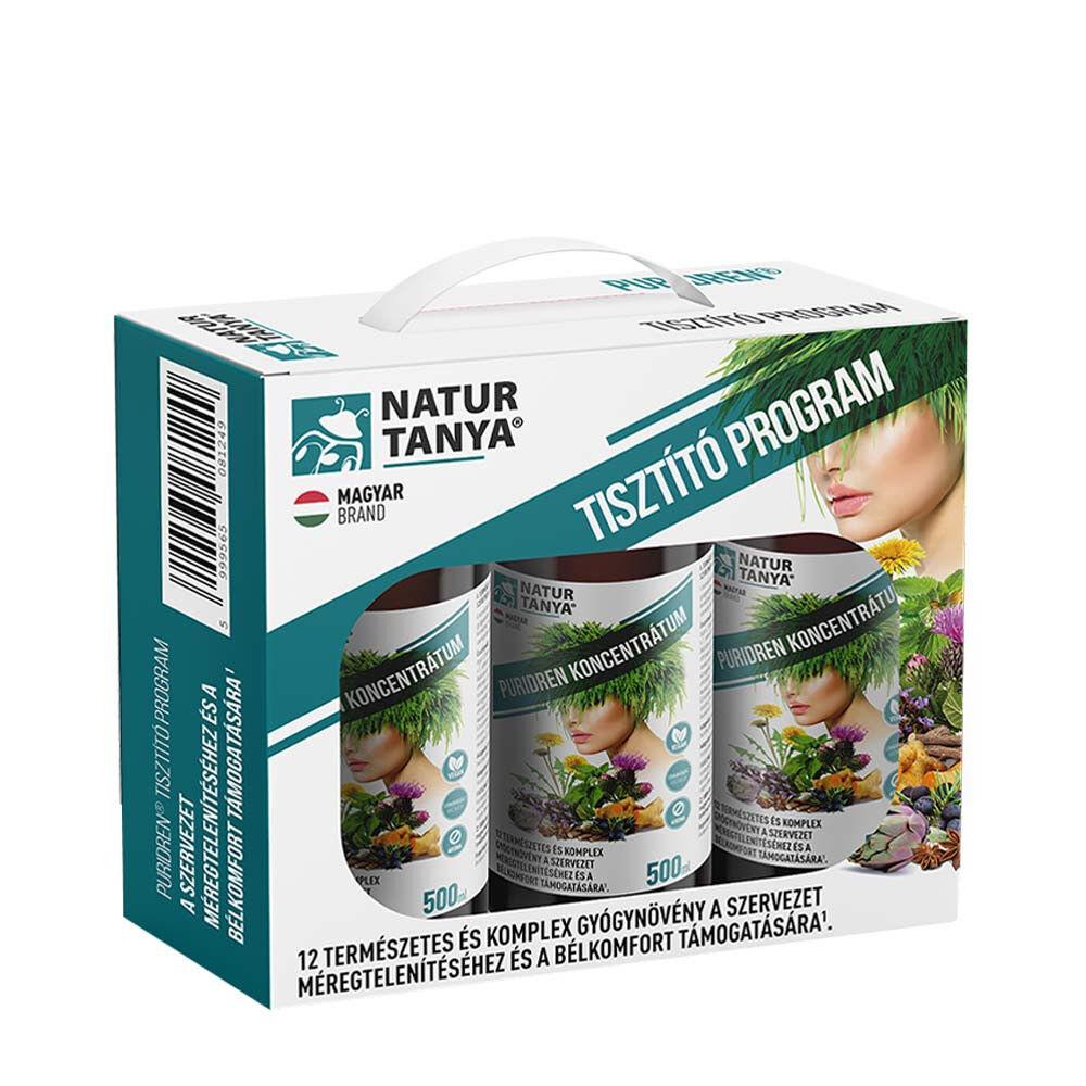 Natur Tanya Puridren – 60 päivän puhdistusohjelma (3 x 500 ml) – Viking Supplements