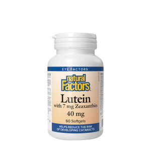 Natural Factors Luteiini 40 mg ja zeaksantiini (60 pehmeää kapselia) – Viking Supplements