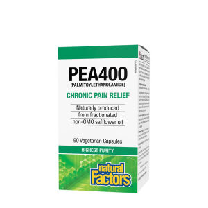 Natural Factors PEA400 palmitoiletanolamidi (90 kasviskapselia) – Viking Supplements