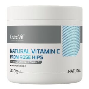 Ruusunmarjoista peräisin oleva luonnollinen C-vitamiini – 300 g – Viking Supplements