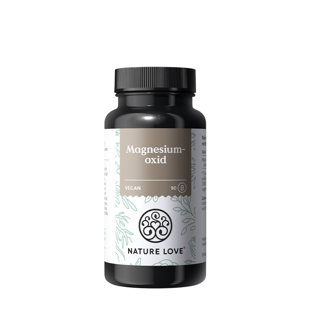 Nature Love - Magnesiumoxid 90 kapsler