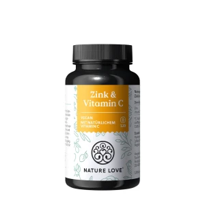 Nature Love Sinkki ja C-vitamiini (120 kapselia) – Viking Supplements