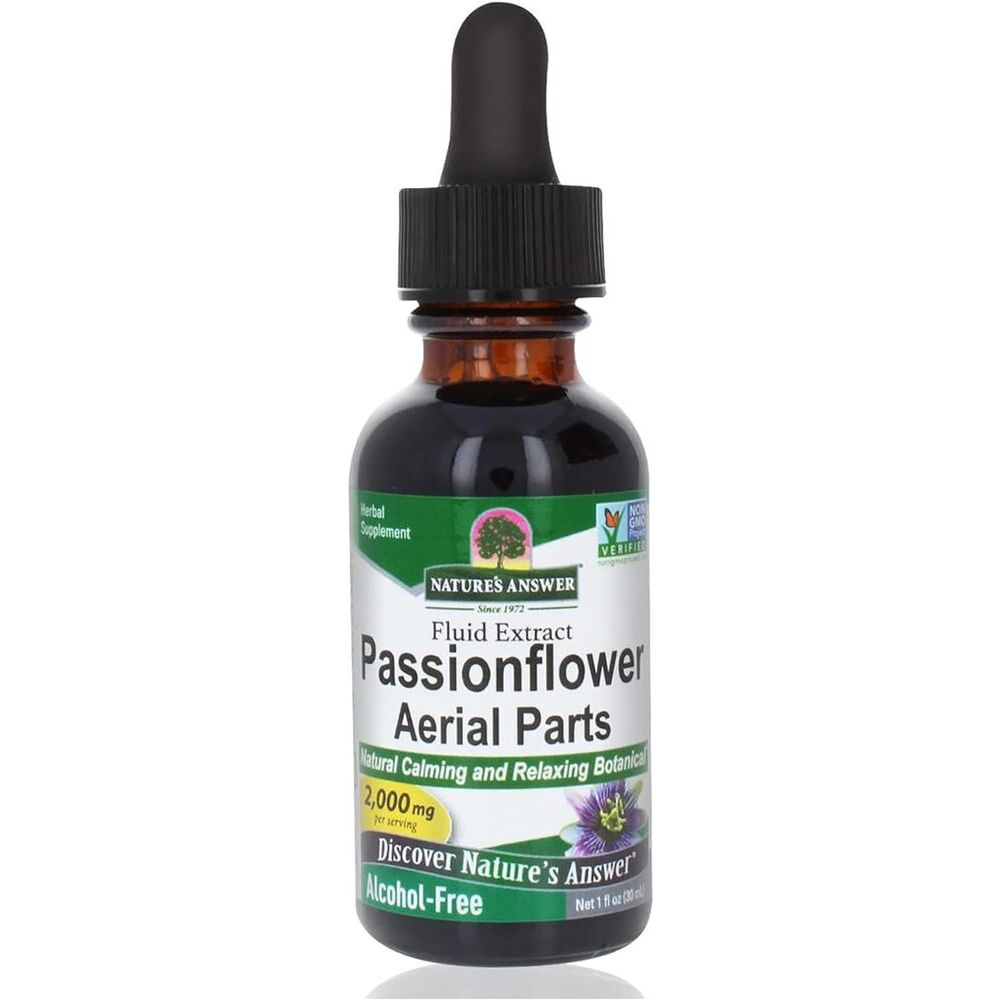 Nature's Answer - Passiokukkauute, alkoholiton, 2000 mg, 30 ml – Viking Supplements