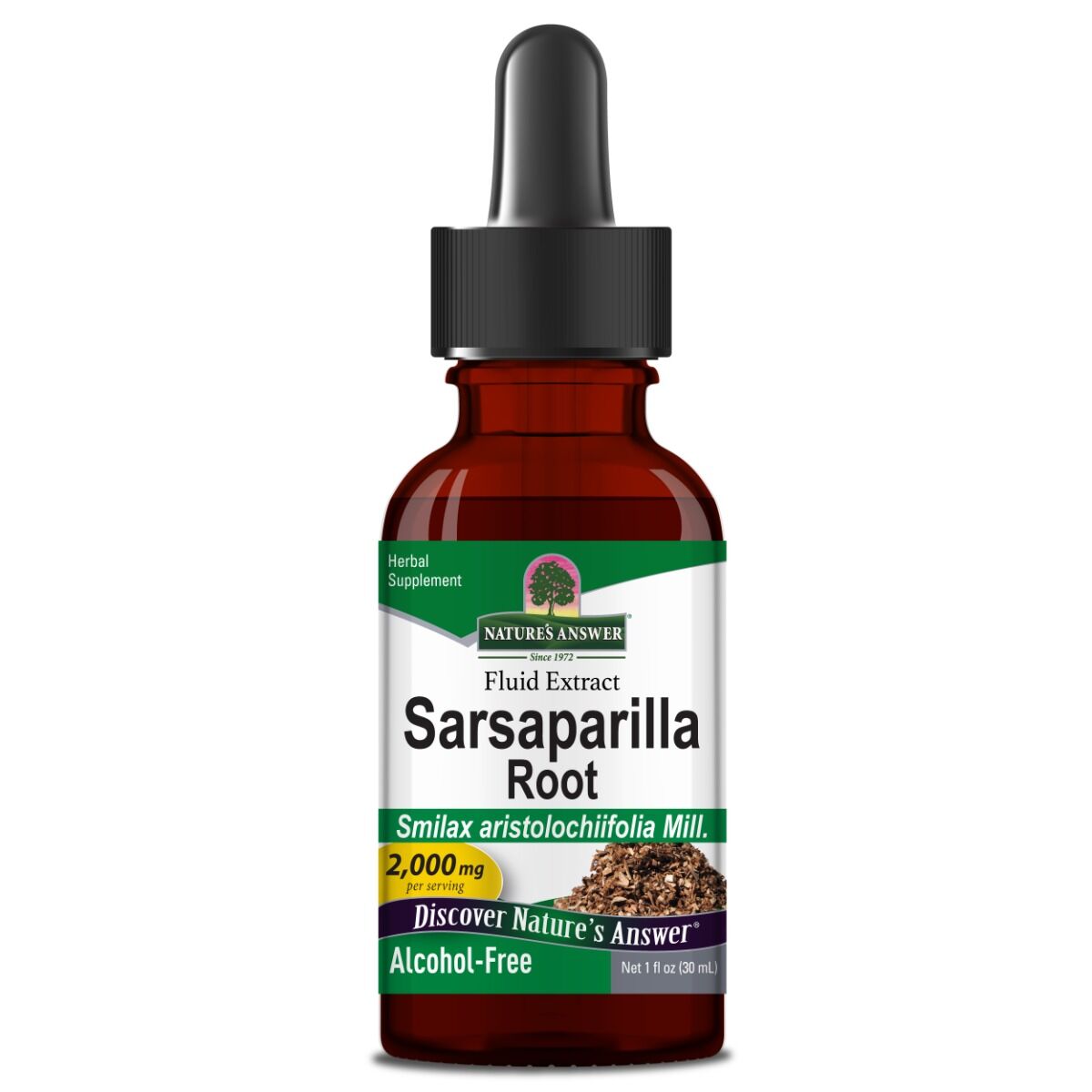 Nature's Answer Sarsaparilla Root 2000ml. Alcohol-Free 30ml – Kuva 2