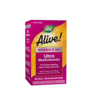 Natures Way Alive!® Naisten 50+ Ultra-monivitamiini (60 tablettia) – Viking Supplements