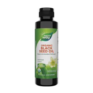 Natures Way -mustasiemenöljy (235 ml) – Viking Supplements
