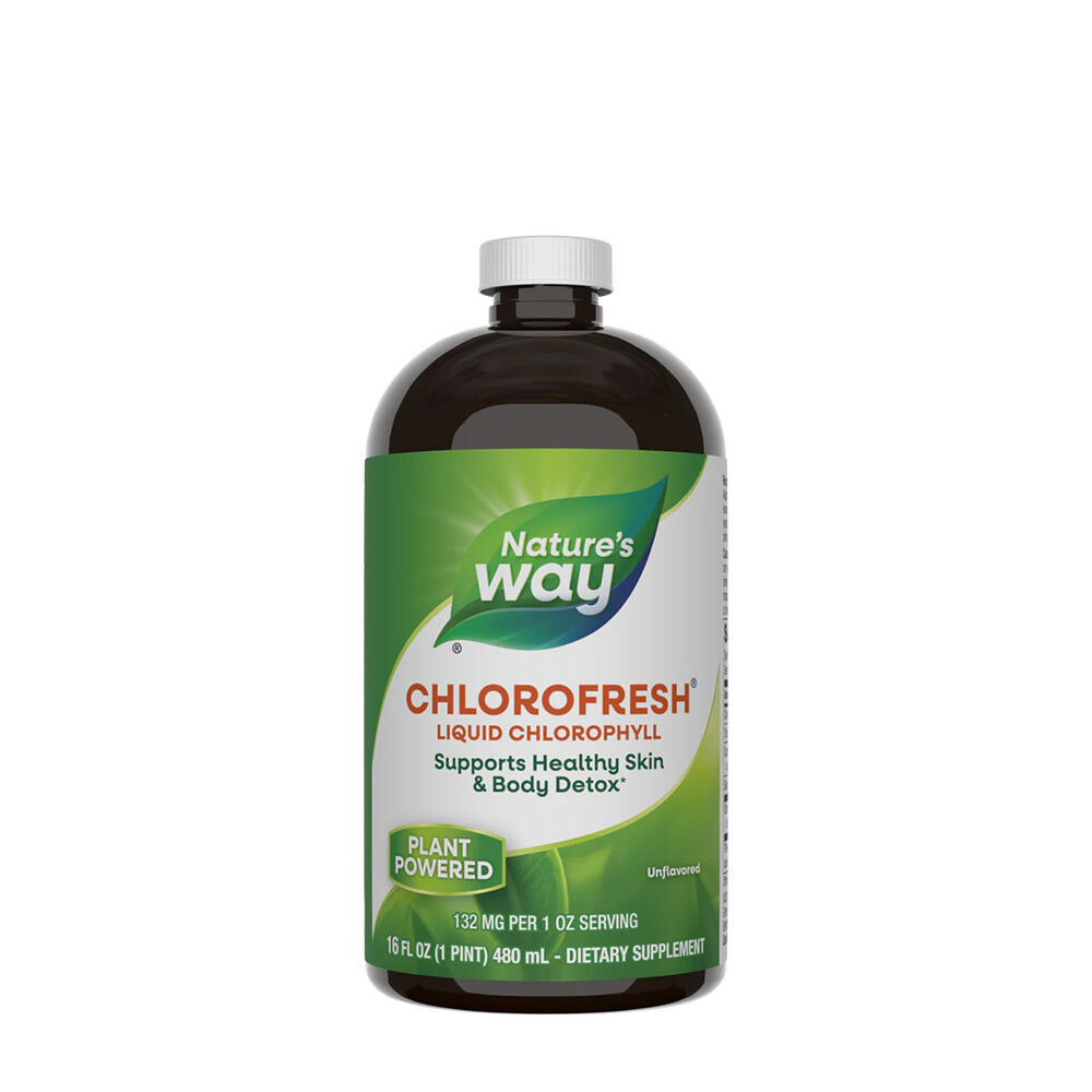 Natures Way Chlorofresh® nestemäinen klorofylli (480 ml)