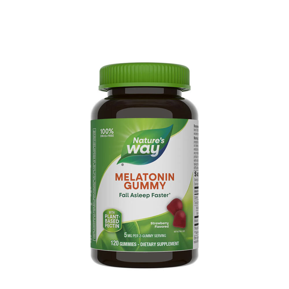 Nature's Way - Melatonin Gummier Jordbær + 120 gummier