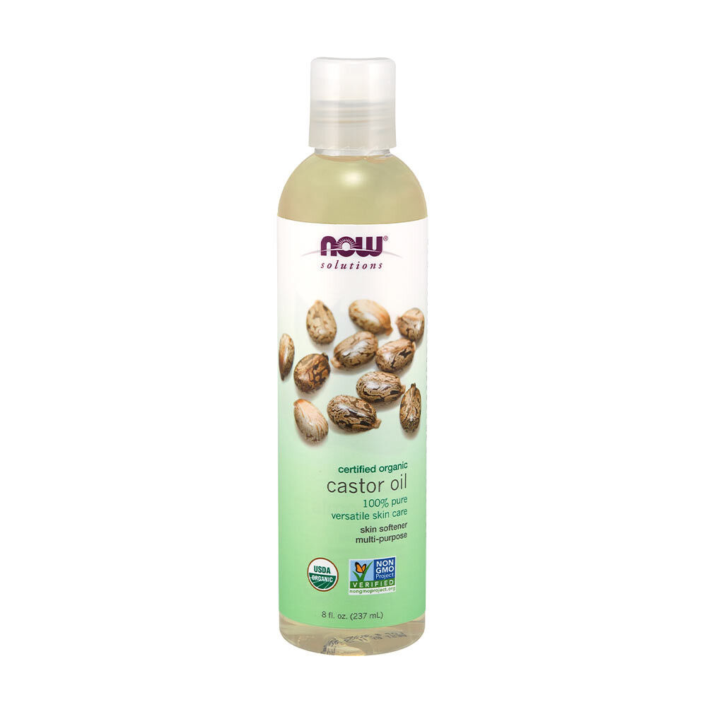 Now Foods Ricinusolie, økologisk (237 ml)