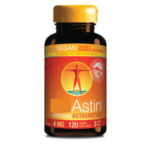 Nutrex Vegan Astin Hawaiian Astaxanthin 4 mg, 120 kasvisperäistä pehmeää kapselia – Viking Supplements