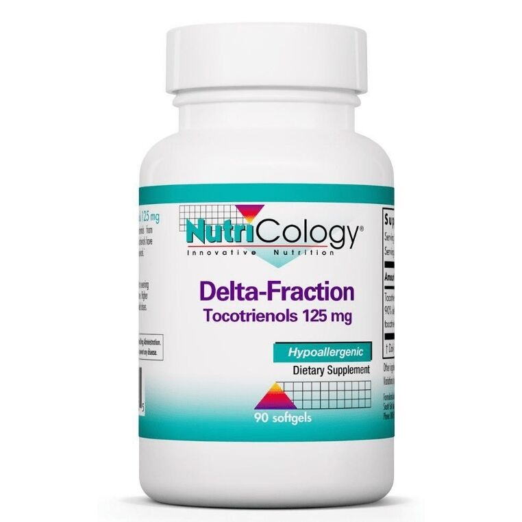 Nutricology Delta Fraction Tocotrienoler 125 mg, 90 bløde kapsler