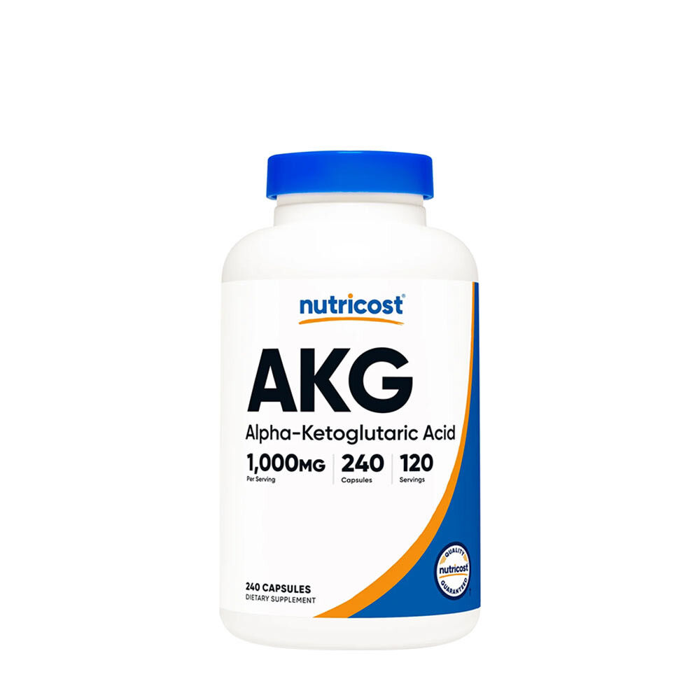 Nutricost AKG 1000 mg (240 kapselia) - Viking Supplements