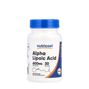 Nutricost alfa-lipoiinihappo 600 mg (60 kapselia) – Viking Supplements