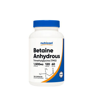 Nutricost Betaine Anhydrous (TMG) -kapselit (120 kapselia) – Viking Supplements