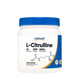 Nutricost L-sitrulliini (emäs) -jauhe (600 g) – Viking Supplements