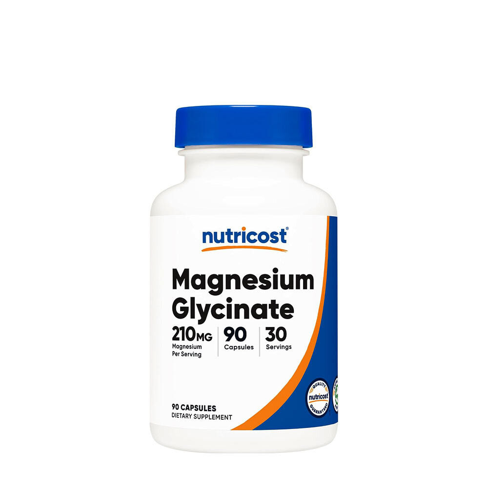 Nutricost Magnesiumglycinat 210 mg (90 kapsler) billede