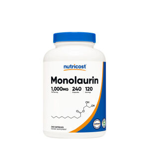 Nutricost Monolauriinikapselit (240 kapselia) – Viking Supplements