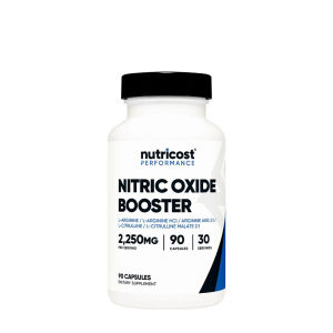 Nutricost Nitric Oxide Booster 750 mg (90 kapselia) – Viking Supplements