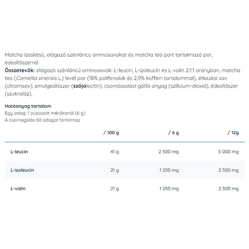 Nutriversum 2:1:1 BCAA (360 g, Matcha)