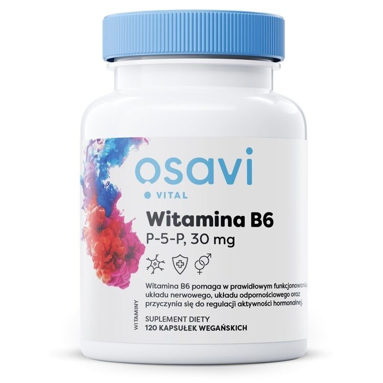 Osavi - Vitamin B6 P-5P 30 mg, 120 kapsler