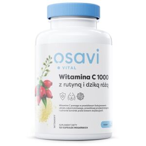 OSAVI C-vitamiini 1000, rutiinilla ja ruusunmarjalla (120 vcaps) – Viking Supplements