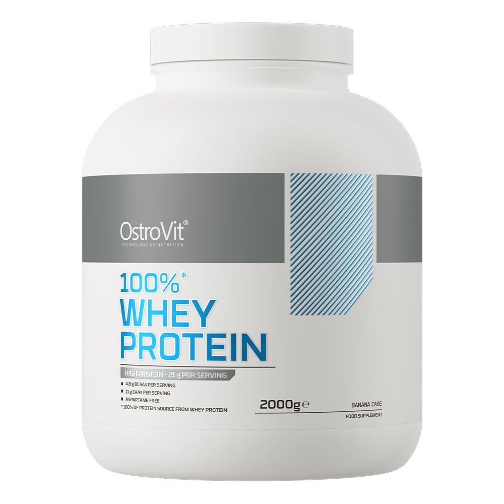 OSTROVIT 100% Hera-proteiini, banaanikakku (2000 g) – Viking Supplements