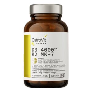 OSTROVIT Pharma D3 4000 K2 MK-7 (90 tablettia) – Viking Supplements