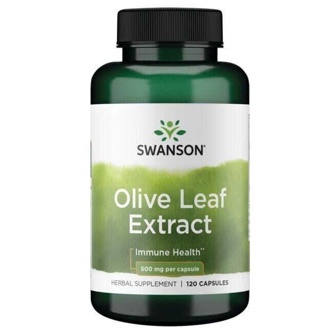 Swanson - Olive Leaf Extract, 500mg - 120 caps