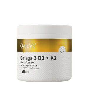 Ostrovit Omega 3 D3+K2 (180 kapselia) – Viking Supplements