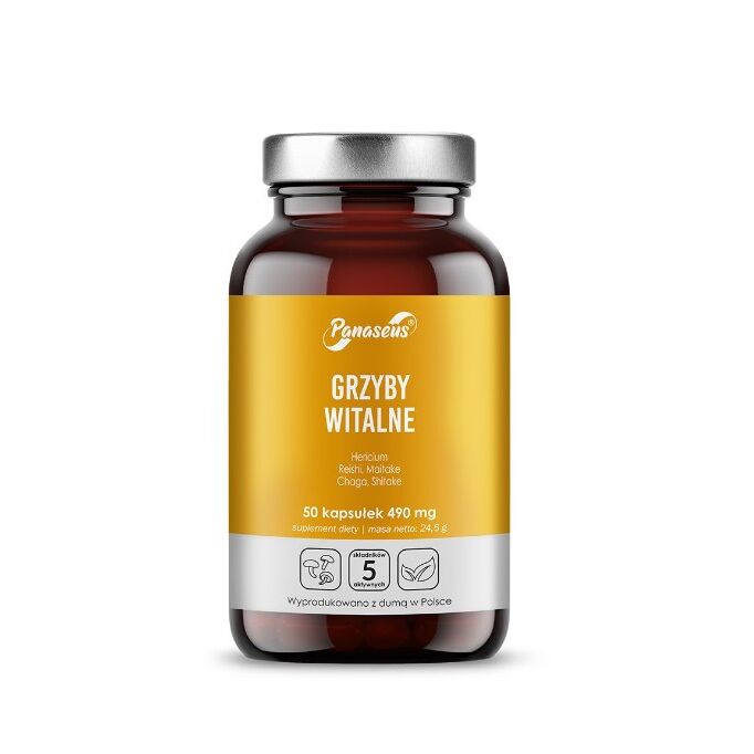PANASEUS Vital-sienet (50 kapselia) – Viking Supplements