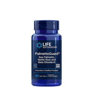 PalmettoGuard: sahapalmu ja nokkosenjuuri, sisältää beeta-sitosterolia – 60 pehmeää kapselia – Viking Supplements