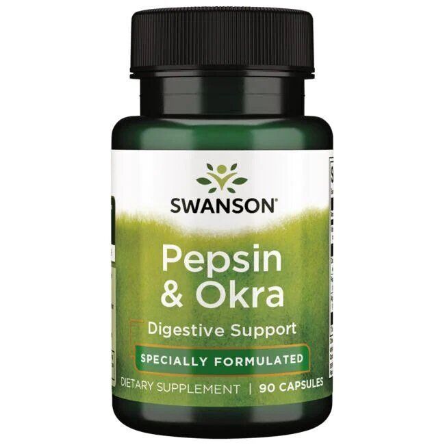 Pepsiini ja okra – 90 kapselia – Viking Supplements