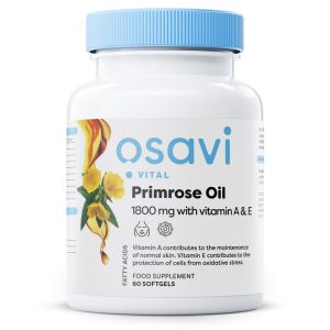 Primrose-öljy, jossa on A- ja E-vitamiineja