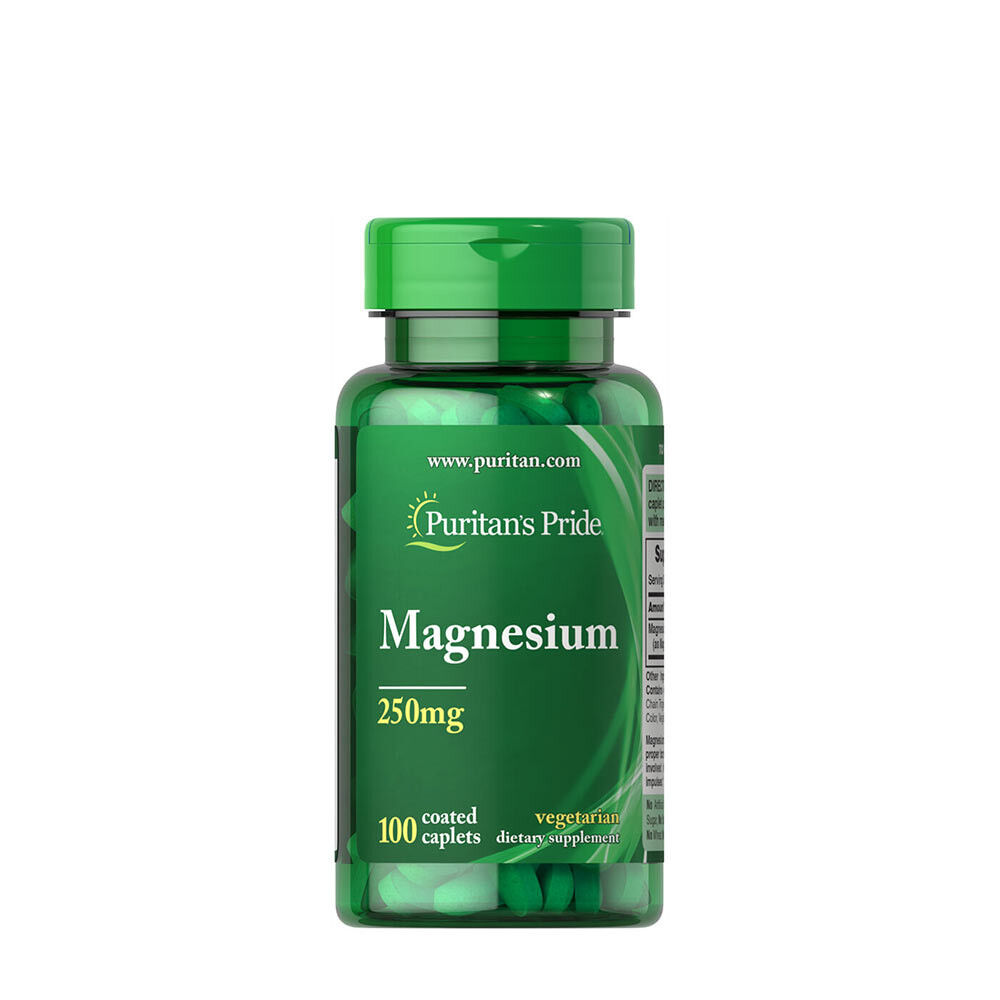 Puritan's Pride Magnesium 250 mg (100 kapselia) - Viking Supplements